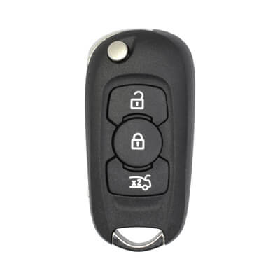 Opel 2015-2024 שלט מתקפל כיסוי, 3 כפתורים, HU100