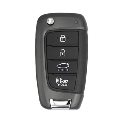 מקורי Hyundai Accent 2018-2022 שלט מתקפל, 4 כפתורים 95430-J0800 433MHz, NYOSYEC4TX1707