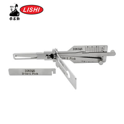 מקורי Lishi Ioniq5 עם CutOut 2-in-1 Pick & Decoder HU134 ל Hyundai - Kia Lishi Tool Anti Glare