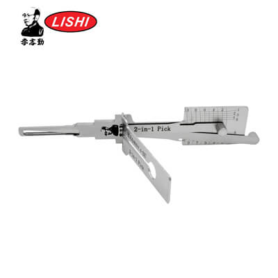 מקורי Lishi HU64+8910 V4 עם CutOut 3-in-1 Pick & Decoder ל Mercedes 2022+ Lishi Tool