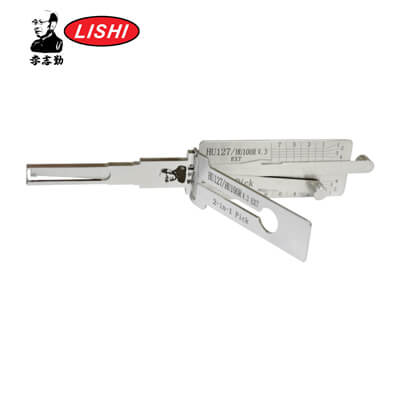 מקורי Lishi HU100R V3 2-in-1 Pick & Decoder ל Bmw Lishi Tool Extended (Long) Anti Glare