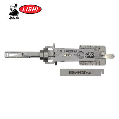 מקורי Lishi HU162-9-GOLF8-AG 9Cut 2-in-1 Pick & Decoder ל VW 2022+ עם Concealed Door Handle Lishi Tool
