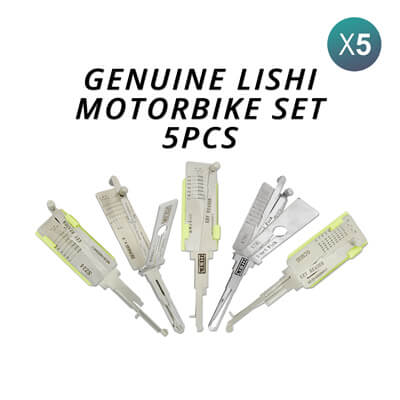 מקורי Lishi Motorbikes Kit of 5 Pick / Decoder Tools