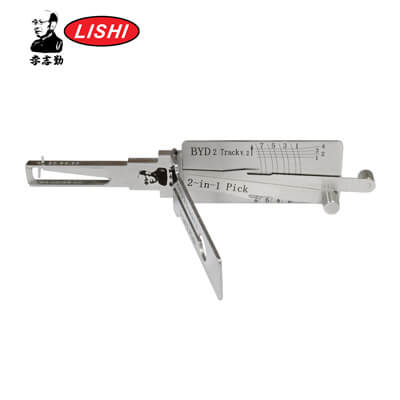 מקורי Lishi BYD2 2-in-1 Pick & Decoder ל BYD Lishi Tool