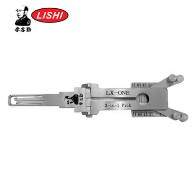 מקורי Lishi LX-ONE 2-in-1 Pick & Decoder ל LiXiang LX-ONE Lishi Tool