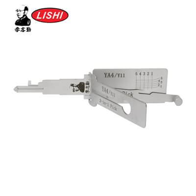 מקורי Lishi YA4/Y11-AG 2-in-1 Pick & Decoder ל Yale Residential Lishi Tool Anti Glare