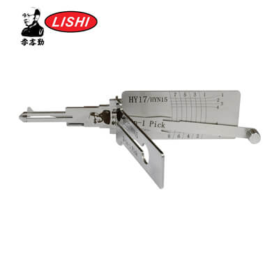 מקורי Lishi HYN15 2-in-1 Pick & Decoder ל Hyundai Lishi Tool
