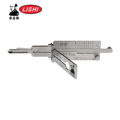 מקורי Lishi GT15 2-in-1 Pick & Decoder ל Fiat Lishi Tool