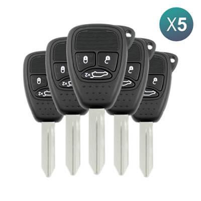 Jeep, Dodge מפתח שלט, 3 כפתורים, 433MHz, CY22 5Pcs מארז
