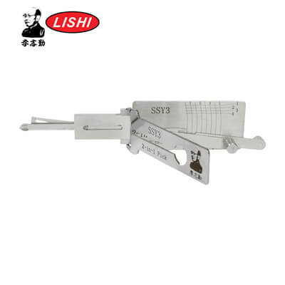 מקורי Lishi SSY3 2-in-1 Pick & Decoder ל SsangYong Lishi Tool