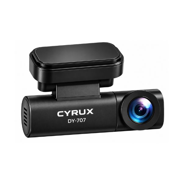 מצלמת דרך CYRUX DY-707 קדמית 2K ואחורית 1080P עם 4G וצפייה מרחוק