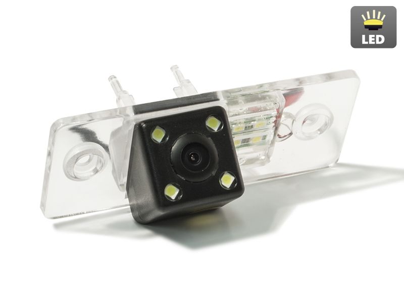 מצלמת רוורס תואמת מקור ל־Volkswagen Tiguan I (2007–2016) — תאורת לוחית רישוי