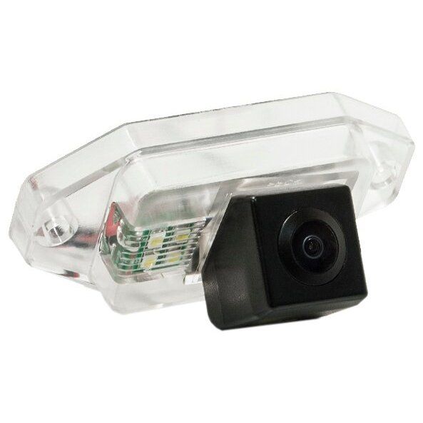 מצלמת רוורס ל־Toyota Land Cruiser Prado 90 / 120 (עם גלגל רזרבי בדלת האחורית) (1996–2009) עם קווי חניה דינמיים
